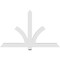 Ekena Millwork Redmond Architectural Grade PVC Gable Bracket, 60"W x 37 1/2"H x 2"D x 4"F, 15/12 Pitch GBP060X38X0204RED00 - alternate 3